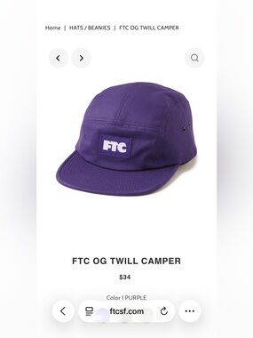 FTC OG TWILL CAMPER